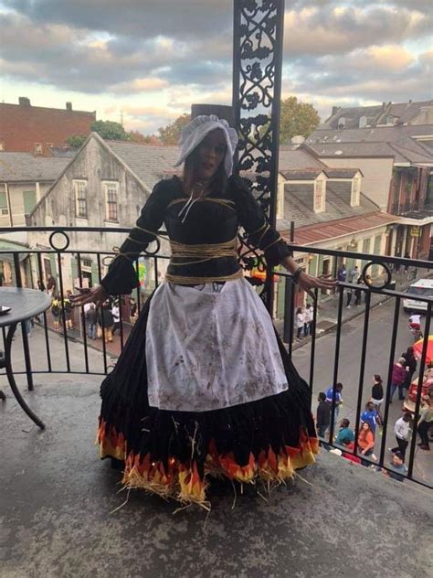 witch burning costume